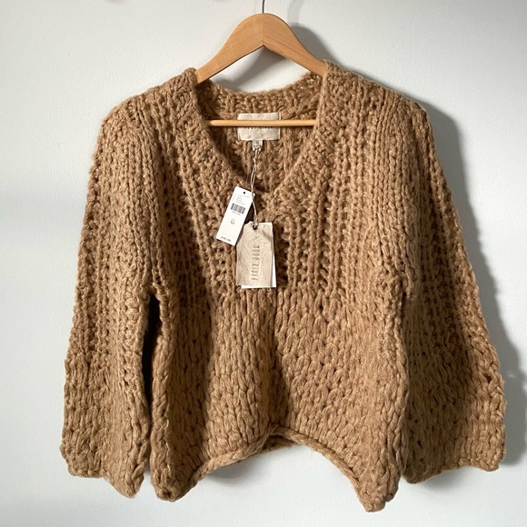 NWT Anthropologie chunky knit Delaney pullover - Picture 4 of 8